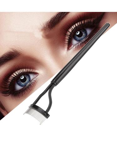 Eyelash Comb & Separator - Premium Steel Teeth Mascara & Eyebrow Grooming Brush | Shop Now - Buy Online on SooperMarket.com