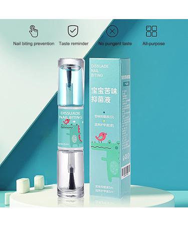 No Bite Nail Polish | Kid's Bitter Tasting 10ml Liquid Polish | Natural Ingredients Nail Care Tool for Adults Teenagers of All Ages Children - Buy Online on SooperMarket.com