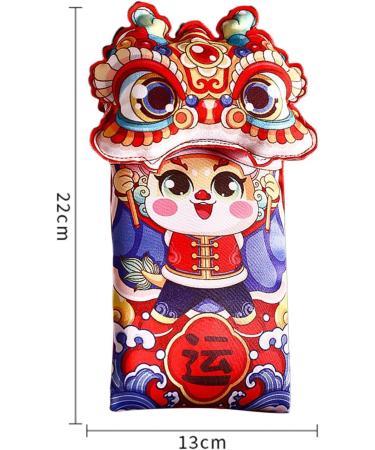 Harilla Hong Bao Red Packets Gift Packets Hongbao Lucky Money Chinese Lunar New Year Red Envelopes for Spring Festival Graduation Open Eyes 13x22cm - Buy Online on SooperMarket.com