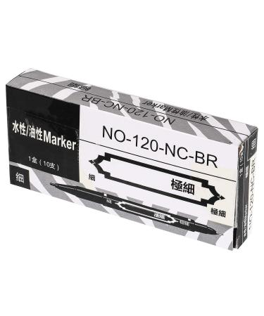 Black Tattoo Marker Pen Set - 10 Body Temporary Skin Markers for Tattooing - Buy Online on SooperMarket.com