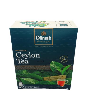 Dilmah Premium Ceylon Tea (200g) Individually Wrapped 100 Tea Bags