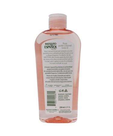 Instituto Espa ol Rosa Body Oil 2-Pack - 8.5 FL Oz Bottles for Smooth Skin - Buy Online on SooperMarket.com
