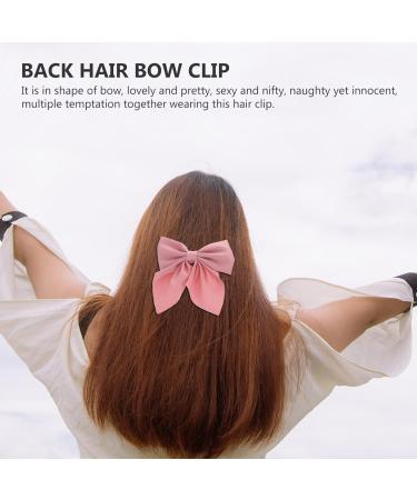 KALLORY 6 Pieces Big Satin Bow Hair Clip Ribbon Bowknot Barrettes Vintage Bow Alligator Clips for Girls - Buy Online on SooperMarket.com