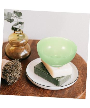 Healeved Care Supplies: 4-Piece Decorative Shell Shaving Set for Men - Jade Glass Ball & Terrarium Container - Perfect Grooming Accessories - Buy Online on SooperMarket.com