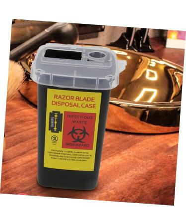 Beavorty 6 STK Klinge Storage Box - Sharp Disposal Container for Razor & Cutter - Break-Recycling Case for Shaving & Plastic Trash - Buy Online on SooperMarket.com