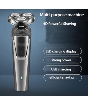 TEMKIN Electric Shaver for Men - 3-in-1 Washable USB Rechargeable Shaver Set with Beard Trimmer & Nose Hair Trimmer - Buy Online on SooperMarket.com
