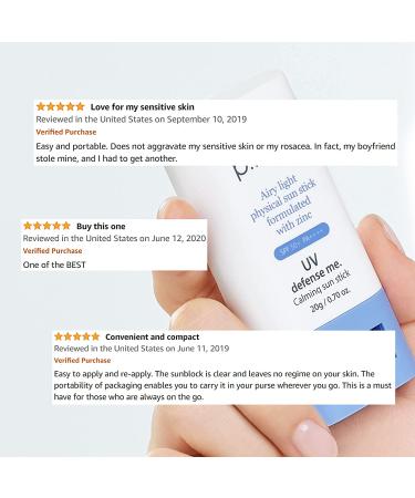 MAKEPREM Calming Sun Stick SPF 50+ PA++++ - Vegan Mineral Sunscreen for Sensitive Skin - Buy Online on SooperMarket.com