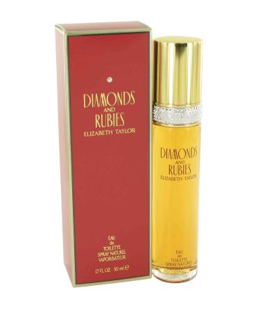 DIAMONDS & RUBIES by Elizabeth Taylor Eau De Toilette Spray 1.7 oz Floral 1.7 Ounce