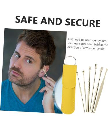 Healvian Ear Picking Tool Set - 3 Pieces | Stainless Steel Earring Cleaner & Earwax Remover Kit - Buy Online on SooperMarket.com