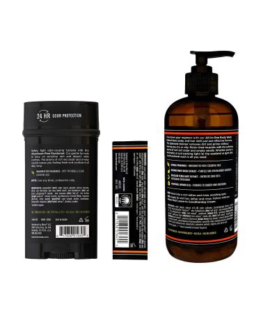 Barrel and Oak Men's Body Care Set - Bourbon Cedar Scented Variety Pack with Essential Oils | Includes Bar Soap, Body Wash, and Deodorant | 3-Pack - Buy Online on SooperMarket.com
