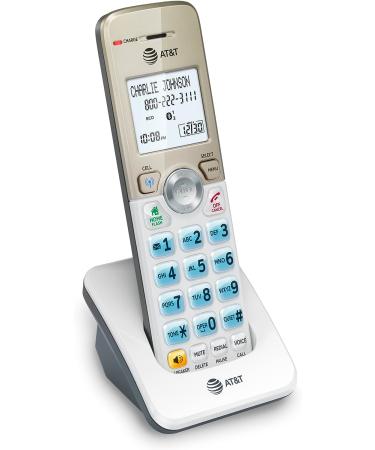 AT&T DL70019 Accessory Handset for DL72x19 Phone - Bluetooth, Call Blocking, 1.8 Backlit Screen, Big Buttons, Intercom - Unsurpassed Range - Buy Online on SooperMarket.com
