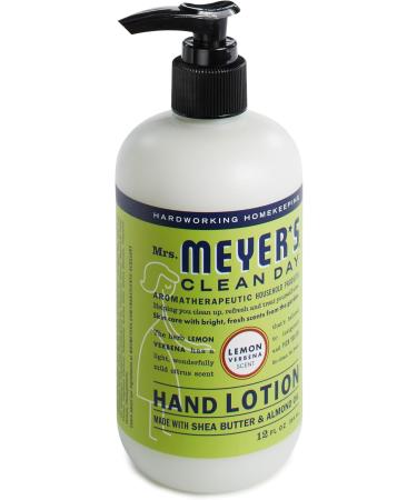 Mrs. Meyers Clean Day Hand Lotion Lemon Verbena 12 oz - Natural Moisturizer for Soft Hands | Buy Online Internationally - Buy Online on SooperMarket.com