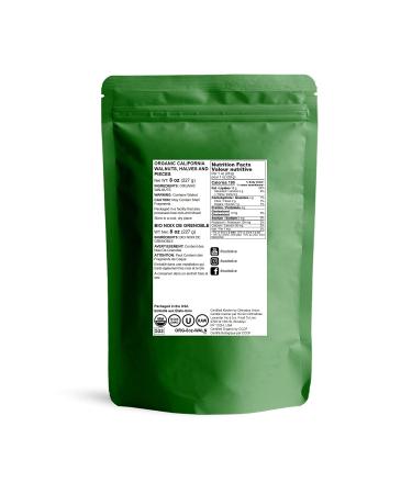 Organic California Walnuts Halves & Pieces 8oz - Non-GMO, Raw, Unsalted, Vegan, Kosher - Omega-3 Protein Snack for Baking & Topping - Buy Online on SooperMarket.com