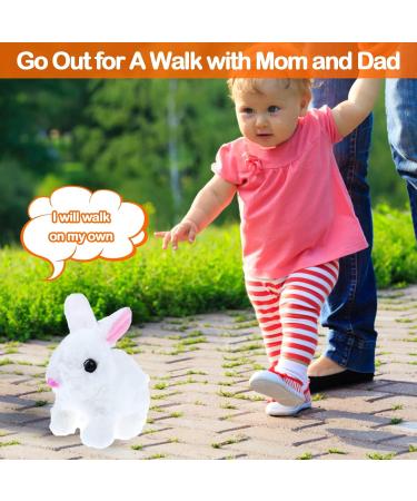 ZBATHTOY Interactive Rabbit Toy for 1-6 Year Old Boys and Girls | Birthday Gift for Toddlers | Educational Pet Toy for Kids Age 6M - Buy Online on SooperMarket.com