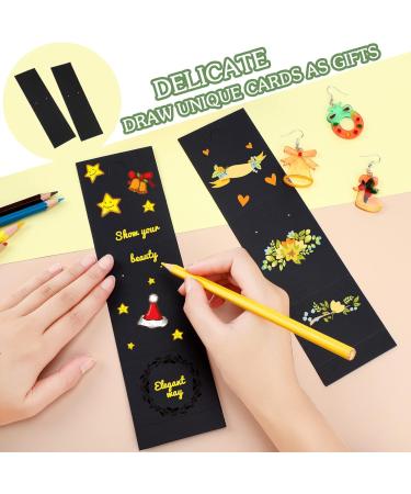 Eersida 100 Pcs Standing Earring Display Cards - Black | Jewelry Packaging for Small Business, DIY Earrings, Retail Show - Shop Now! - Buy Online on SooperMarket.com