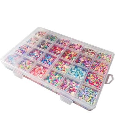 EHOPE Fake Sprinkles Fruit Nail Art Slices Polymer Faux DIY Kit - 24 Styles - Buy Online on SooperMarket.com