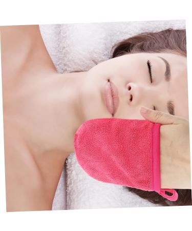 Shop 4pcs Cleansing Fingertips Makeup Remover Cloths - Exfoliating Face Towel & Mitts for Gentle Hair & Skin Care - Buy Online on SooperMarket.com