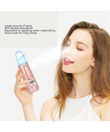 Facial Mist Sprayer Facial Sprayer Humidifier Rechargeable Portable Nano Mist Sprayer Facial Humidifier Power Bank Rose Gold 35 Ml - Buy Online on SooperMarket.com