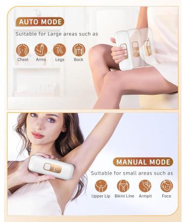 Aopvui IPL At-Home Hair Removal Device for Men & Women - 999 999 Flashes for Permanent Hair Removal | Safe & Effective Hair Remover for Arms Legs Back & Full Body - Buy Online on SooperMarket.com