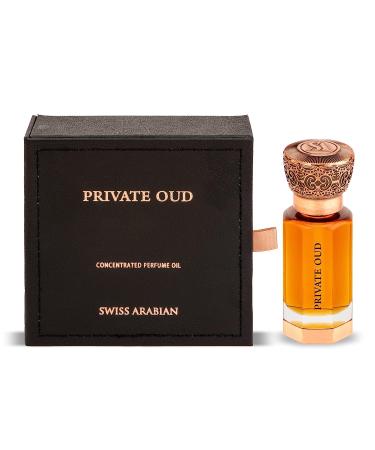 Swiss Arabian Private Oud - Sultry Gourmand Perfume Oil for Unisex - Plum, Rose, Vetiver & Vanilla Notes - 0.4 oz - Buy Online on SooperMarket.com