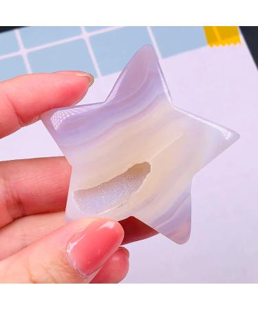 Home Decoration Natural Agate Pentacle Geode Crystal Rock Specimen Reiki for Decor Stones kaixun (Color : Randomly Send Size : 3 Pieces) 3 pieces Randomly Send - Buy Online on SooperMarket.com