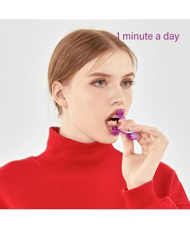 Portable Lip Plumping Device - Anti Aging Facial Exerciser for Firmer Skin & Defined Lips - Purple - Buy Online on SooperMarket.com
