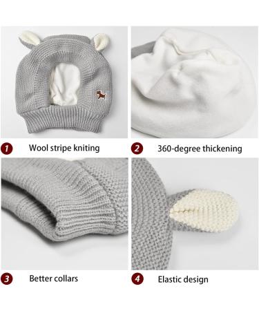 YolentQuiet Ears 2PCS Dog Ear Covers for Anxiety and Noise Protection - Gray+Purple - Medium to Large Dogs - Buy Online on SooperMarket.com