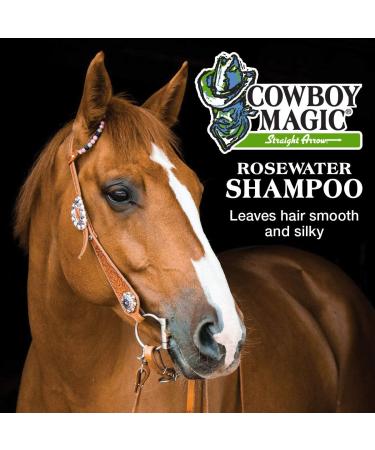 Cowboy Magic Rose Water Shampoo 32oz - Gentle Cleansing for Soft & Shiny Hair - Buy Online on SooperMarket.com