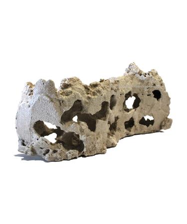 Hole Rock Aquarium Decoration Rock Lake Malawi S-Shape 39x13x17 cm Beige