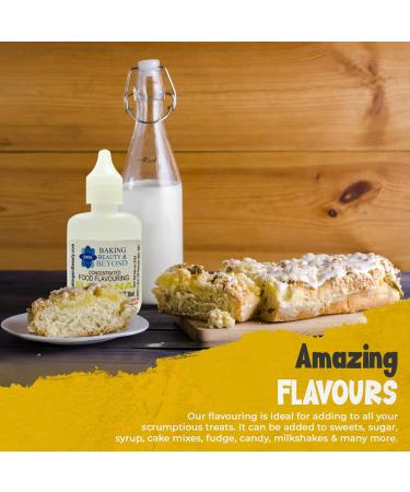 Baking Beauty and Beyond Concentrated Food Flavouring Oil - Dozen of Professional Quality Food Grade Flavouring Oil for Candy Making Baking Cooking Lip Balm and Lip Gloss - Banana (50ml) - Buy Online on SooperMarket.com