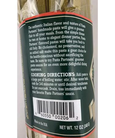 Handmade Jalapeno Fettuccine Pasta - 12 oz | Cooks in 3-4 Minutes | Pasta Partners - Buy Online on SooperMarket.com