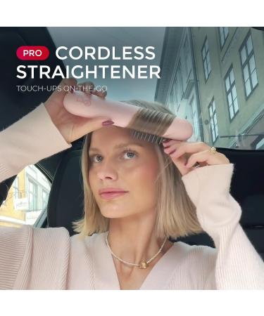 Buy TYMO Cordless Hair Straightener Brush - Portable Mini Ionic Hot Comb for Travel | Lightweight Fast Charging & Cordless Hair Styling Tool for Women - Buy Online on SooperMarket.com