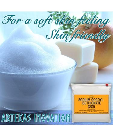 Sodium Cocoyl Isethionate (SCI) Powder 32 oz - Anionic Foaming Surfactant for DIY Solid Shampoo Bars, Bath Bombs, and More - Buy Online on SooperMarket.com