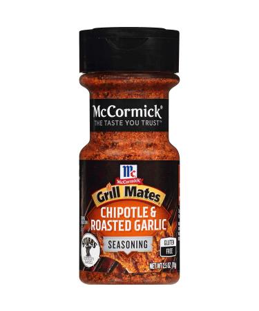 McCormick Grill Mates Chipotle & Roasted Garlic Seasoning, 2.5 OZ (Pack - 3)