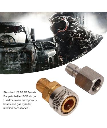 Bediffer 1/8 BSPP Quick Release Coupler Socket - CNC Machined for Pneumatic Toys - Buy Online on SooperMarket.com