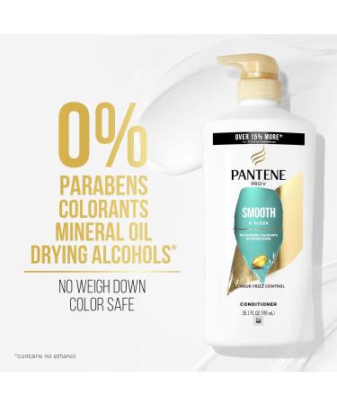 Pantene Smooth & Sleek Conditioner Twin Pack with Hair Treatment Set - Frizz Control - Color-Treated Hair - Buy Online on SooperMarket.com