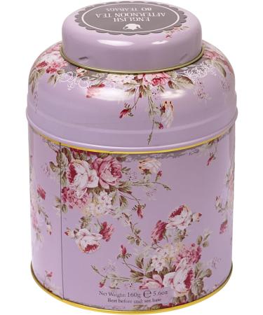 New English Teas Lavender Vintage Floral Tea Caddy with 80 English Afternoon Teabags - Buy Online on SooperMarket.com