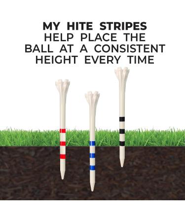 Champ 2-3/4 Stripe Golf Tee 100 Count - White/Red FLYtee - Buy Now - Buy Online on SooperMarket.com