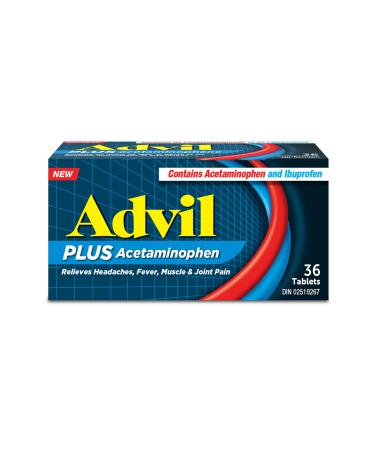 Advil Plus Acetaminophen 36 tablets