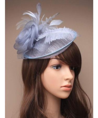 Arranview Jewellery Large silver grey sinamay fascinator on an aliceband - Buy Online on SooperMarket.com