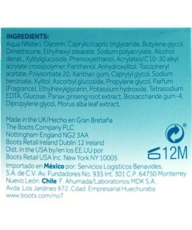 No7 Hydraluminous Water Surge Gel Cream - Vitamin C + E Face Moisturizer - 50ml - Buy Online on SooperMarket.com