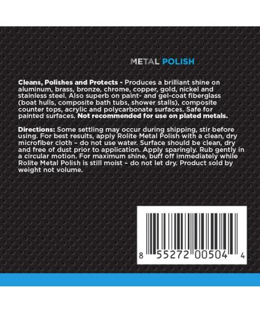 Rolite RPPMP45zCP Pre Polish & Metal Polish - Ultimate Restorative Shine 4.5 Oz - International Shipping Available - Buy Online on SooperMarket.com