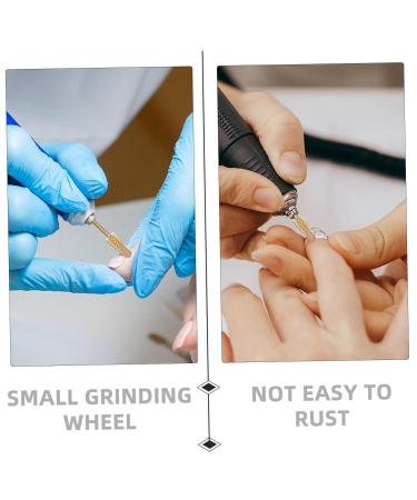 PLAFOPE Nail Polisher Pedicure Polishing Drill Electric Nail Filer Professional Nail Bit Manicure Polishing Tools Nails Cuticle Drill Bit Portable Pedicure Polisher Nail Art Tungsten Steel - Buy Online on SooperMarket.com