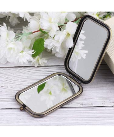 Leorx Antique Peacock Compact Mirror - Double Sided Metal Makeup Mirror for Women - Buy Online on SooperMarket.com