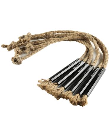 CrocSee Survival Wick Hemp Cord Tinder Waterproof and Aluminum Bellows Tube Sleeve Kits for Fire Starting 6