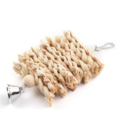 Onebarleycorn Budgie & Parrot Toy Set - 7 Wooden Bird Toys Swings & Canaries for Happy Pet Playtime - Buy Online on SooperMarket.com