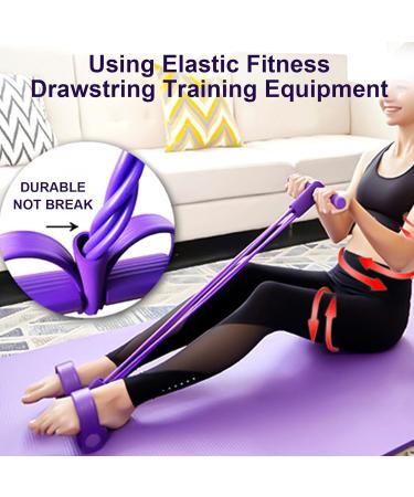 AWAVM Belly Trainer - Multifunctional Sit-Up & Bodybuilding Equipment with 3 Elastic Tubes | Home Fitness & Sports Gear - Buy Online on SooperMarket.com