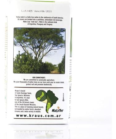 Kraus Pure Leaf Organic Yerba Mate 500g - Pack of 1 | Premium Quality - Buy Online on SooperMarket.com