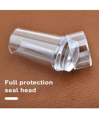 Tainrunse French Manicure Stamp Patterned Nail Art Tool for Professionals Beginners 1 Set with Easy-to-use Reusable Clear Silicone Stencil Clear - Buy Online on SooperMarket.com
