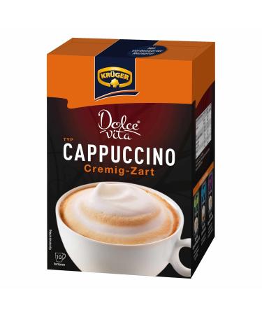 Kr ger Dolce Vita Cappuccino - Creamy Milk Coffee | 10 Instant Portion Bags for International Shipping - Buy Online on SooperMarket.com